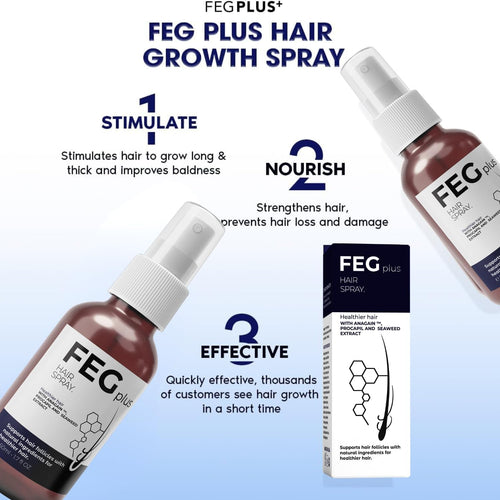 FEG Plus Hair Growth Spray |  رذاذ نمو الشعر من