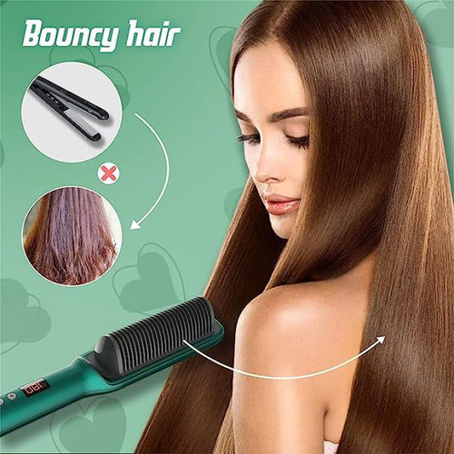 Electric Hair Straightener Comb for Black Hair | مكواة فرد الشعر الكهربائية